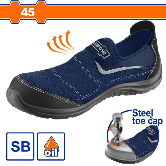 45  حذاء أمان مع حماية معدنية للاصابع بدون رباط - Pcs - Foot protection