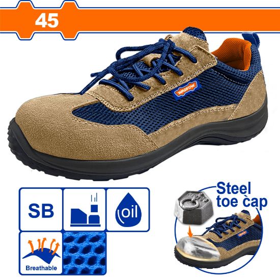 45  حذاء أمان مع حماية معدنية للاصابع مع رباط - Pcs - Foot protection