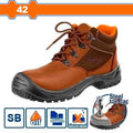 42 بوط عمال مع حماية للاصابع بني - Pcs - Foot protection