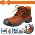 43 بوط عمال مع حماية للاصابع بني - Pcs - Foot protection