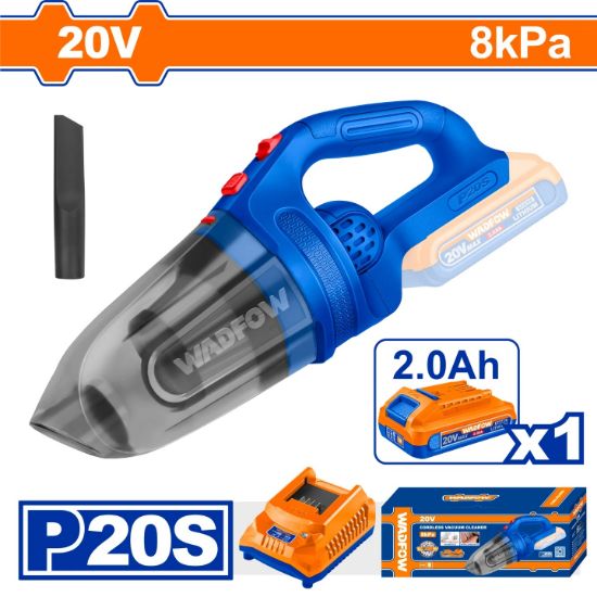 20V 1Batt 2Ah + Char مكنسة فارة على الطارية - Pcs - Voltage: 20V