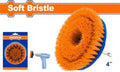 1Pcs soft bristle فرشاية تنظيف برتقالي - Box (4 pcs) -