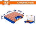 علبة براغي +غطاء شفاف "16.5 - Pcs - Plastic Organizer