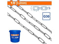 3.2mm(1/8") 25Kg 125m G30 جنزير مزيبق   - Pcs - Medium link chain