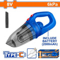 8V 6kPa USB type-C مكنسة فارة على الطارية - Pcs - Voltage: 8V