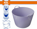 42L سطل بلاستك مرن - Pcs - Volume capacity:42L