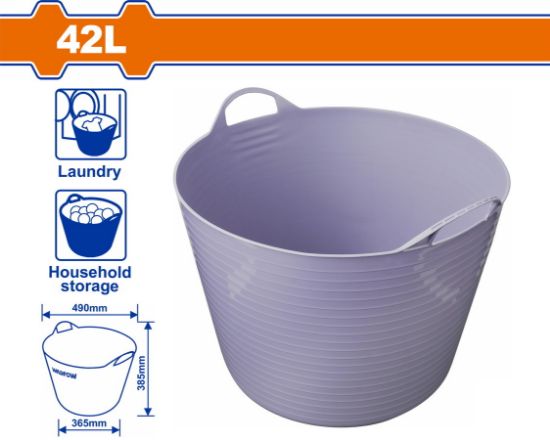 42L سطل بلاستك مرن - Pcs - Volume capacity:42L