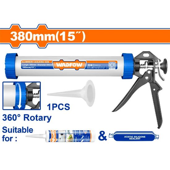 380mm (15") فرد سلكون المنيوم سجق وانبوب - Box (4 pcs) - 15" aluminum caulking gun