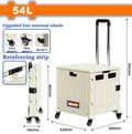 54L (420x380x995)mm  صندوق بعجلات قابل للطي   - Pcs - 54L Foldable shopping cart