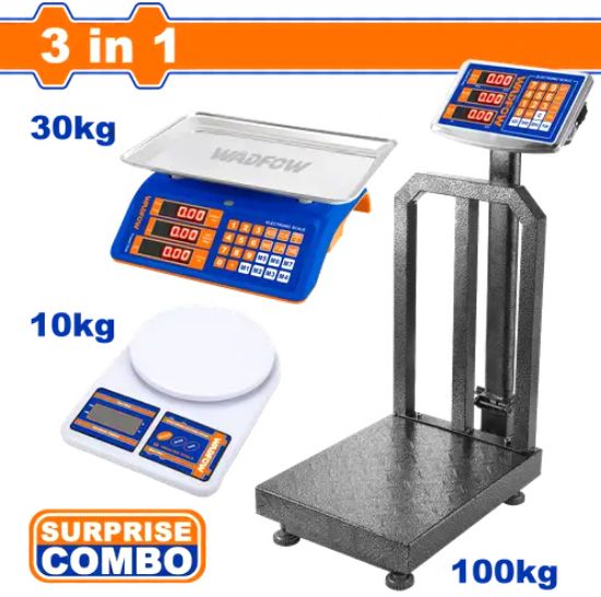 3Pcs 10kg-30g-100kg طقم موازين    - Pcs - 3 Pcs electronic scale set