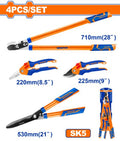 4Pcs طقم مقصات شحالة  - Pcs - 4 Pcs Garden shears set