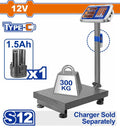 12V 1 Bat Type-C 300 Kg  ميزان ديجيتال على الكهرباء والبطارية - Pcs - Power supply: DC 12V/AC 220-240, 50/60Hz