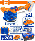 20V 1Batt 2Ah+Char +Box  50Kg  رجراج بلاط بطارة سرعات - Pcs - Voltage:20V