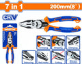 8"  7 in 1  بانسة  صناعية - Box (6 pcs) - 7-in-1 Multi-function combination pliers