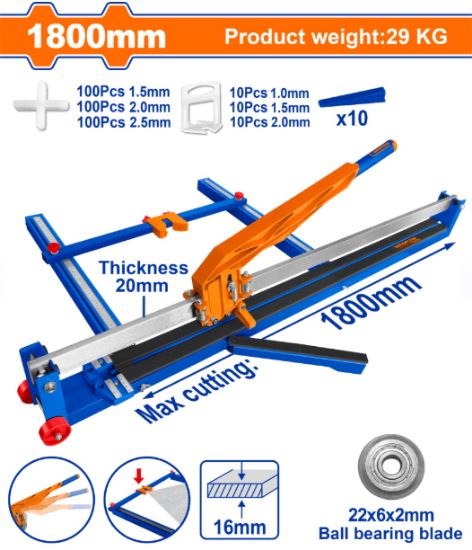مقص بلاط   1800mm Blade size:22x6x6mm  - Pcs - Tile cutter