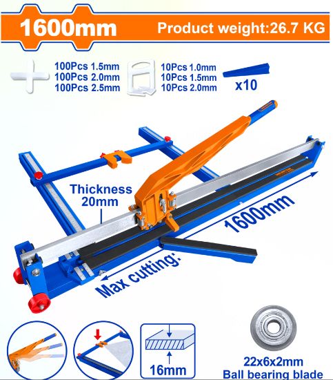 مقص بلاط   1600mm Blade size:22x6x6mm  - Pcs - Tile cutter