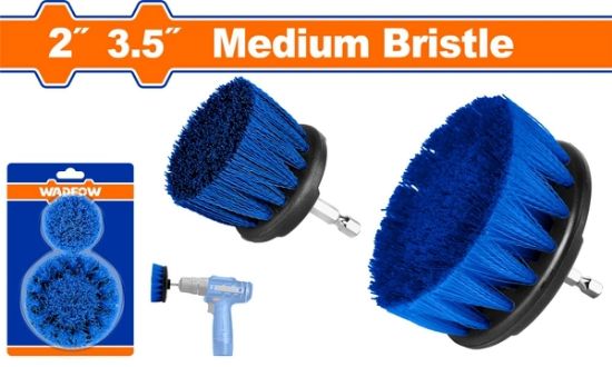 2Pcs  (2",3.5") مجموعة فراشي مقدح شعيرات متوسطة الصلابة - Box (4 pcs) -