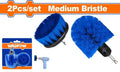 2Pcs medium bristle طقم فراشي مقدح نايلون - Box (4 pcs) -
