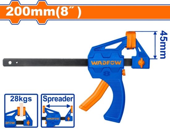 8"  (45x200)mm 60KGS ملزمة جمع بلاستك - Box (12 pcs) - 8"