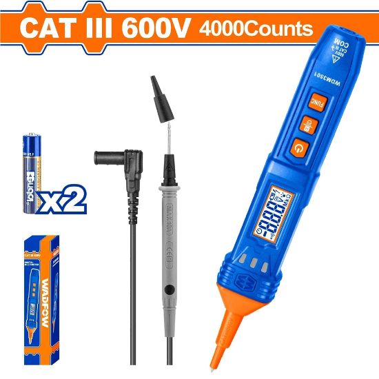 CAT III 600V  4000counts  ملتيميتر ديجيتال - Pcs - Display:True RMS 4000counts