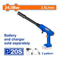 20V 24.5Bar  فرد غسيل بوز رفيع بطارية - Pcs - Voltage: 20V