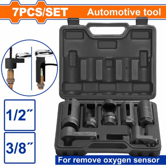 مجموعة طرابيش مستشعر الأكسجين 7Pcs - Pcs - Oxygen sensor socket set