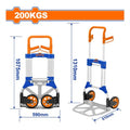 200 Kgs   عرباية نقل بضائع سهلة التوضيب  المنيوم  - Pcs - Load capacity: 200kg