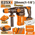 25V 2Batt 4Ah+Box 28mm BL SDS Plus كومبرسور برم وتكسير بطارية - Pcs