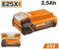 25V 2.5Ah بطارية ليثيوم - Pcs