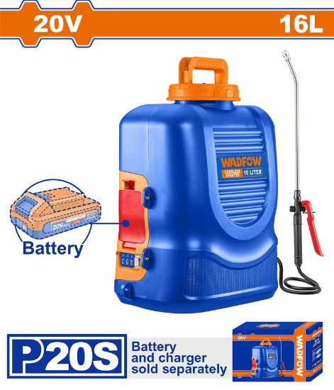 20V 5 Bar 16L مرشة مبيدات على البطارية سرعتان - Pcs - 16L Battery Sprayer