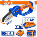 20V 1Batt 2Ah + Char  5" منشار حطب صغير - Pcs - Voltage: 20V