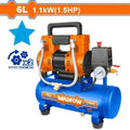 6L 2×1100W (1.5HP) كومبرسور هواء كاتم - Pcs - Voltage:220-240V~50Hz