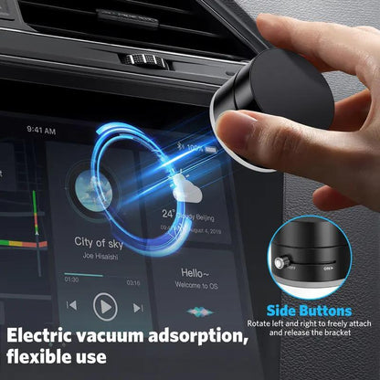 Lionorth Magnetic Phone Holder Stand, Adjustable & Foldable, Strong Suction Cup, Vacuum Adsorption, Portable Multifunctional Mobile Phone Stand for Car & Multi-Scene Use Vacuum Magnetic